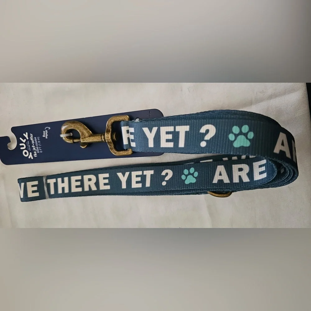 Youly the jet-setter Are We There Yet? Dog Leash (6ft)